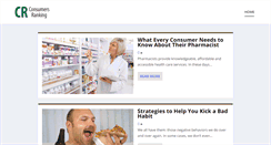Desktop Screenshot of consumers-health.com